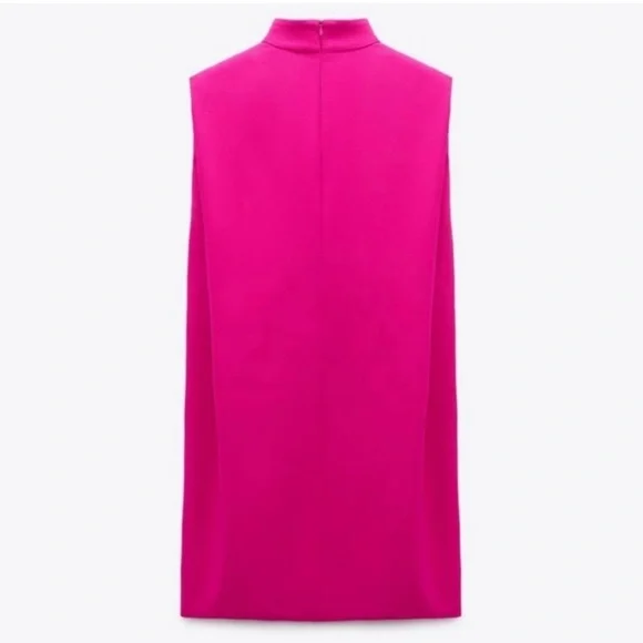 ✨ Hot Pink Zara Mini Dress ✨ - Picture 2 of 4